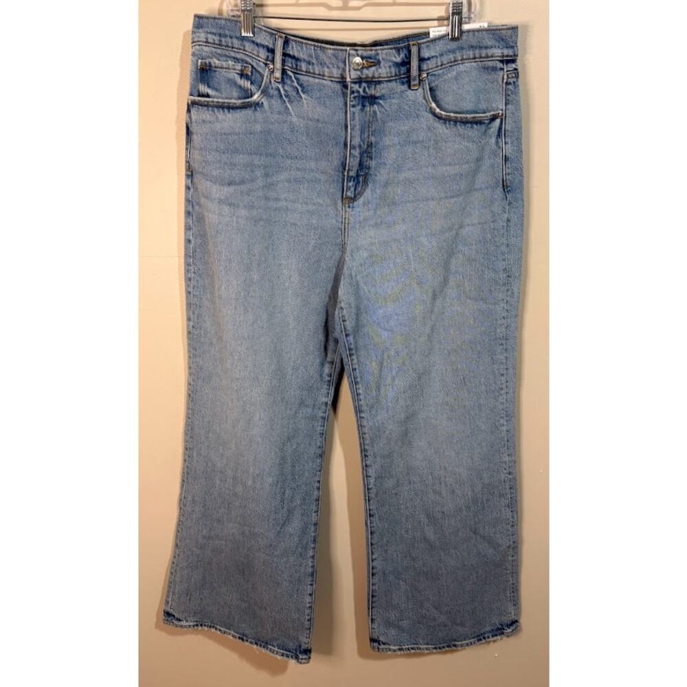 Loft‎ The Wide Leg High Rise Jeans Size 14 (32) NWT